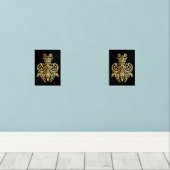 Aantrekkelijk, Posters en andere verschillende kle Muurkunst Sets (Houten vloer)