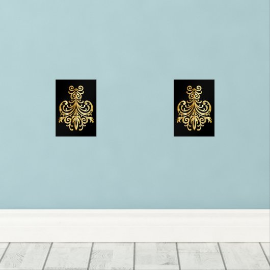 Aantrekkelijk, Posters en andere verschillende kle Muurkunst Sets (Houten vloer)