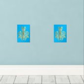 Aantrekkelijk, Posters en andere verschillende kle Muurkunst Sets (Houten vloer)