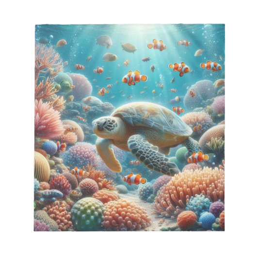 Aantrekkelijk Turtle Notitieblok (Voorkant)