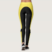 Aantrekkelijk zwart en geel leggings (Achterkant)
