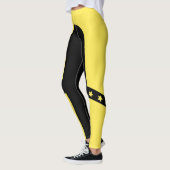 Aantrekkelijk zwart en geel leggings (Links)