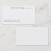 Aantrekkelijk zwart/wit Visitekaartje (Voorkant / Achterkant)