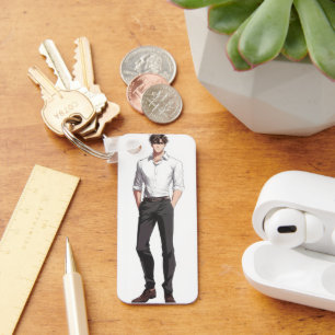 Aantrekkelijke Anime Jongen Ikemen Sleutelhanger