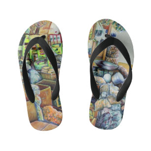 Aantrekkelijke beloften van een mooi Tekka-centrum Kinder Teenslippers