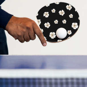 Aantrekkelijke bloemenprint Ping Pong Paddle Tafeltennisbatje