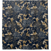 Aantrekkelijke bloesem decoratieve eye-catching douchegordijn (Voorkant)