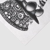 Aantrekkelijke Chic Steampunk Woman AC7 Decoupage Tissuepapier (Detail)