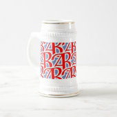 Aantrekkelijke decoratieve trots bierpul (Voorkant links)