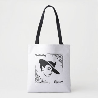Aantrekkelijke elegantie Mooie moderne vrouw Tote Bag