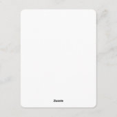 Aantrekkelijke en meer producten - feestdagenkaart (Achterkant)