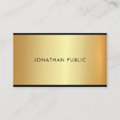 Aantrekkelijke Glamor Gold Professional Elegant Lu Visitekaartje (Voorkant)