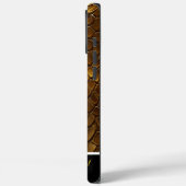 Aantrekkelijke gouden slangenhuiden glinsteren in Case-Mate iPhone case (Achterkant / Links)