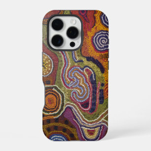 Aantrekkelijke inheemse kunstprint iPhone 16 pro hoesje