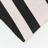 Aantrekkelijke inkt art Abstract patroon zwart gee Fleece Deken (Hoek)