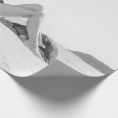 Aantrekkelijke jonge vrouw in bikini op de beachvi cadeaupapier (Hoek)