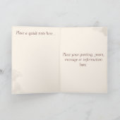 Aantrekkelijke kardinaal en dennenappels op een ro feestdagen kaart (Binnen)