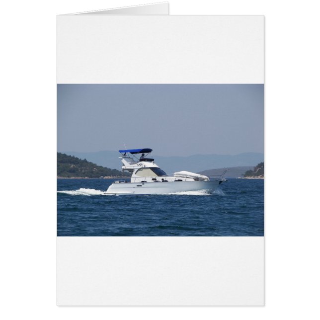 Aantrekkelijke kleine motorboot (Voorkant)