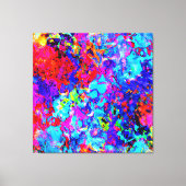 Aantrekkelijke kleurenschema's van Abstract patroo Canvas Afdruk (Voorkant)