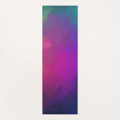 Aantrekkelijke kleurrijke verf yogamat (Voorkant)