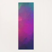 Aantrekkelijke kleurrijke verf yogamat (Achterkant)