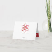 Aantrekkelijke krachten in Cherry Dank je wel Bedankkaart (Achterkant)