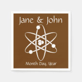 Aantrekkelijke krachten in chocolade servetten (Voorkant)