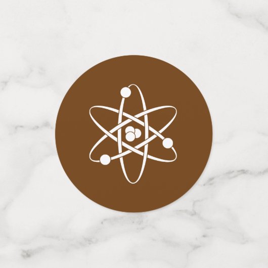 Aantrekkelijke krachten in Chocolate Table Confett Confetti (Kleine voorkant)