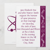 Aantrekkelijke krachten in de uitnodiging tot wedd (Voorkant / Achterkant)