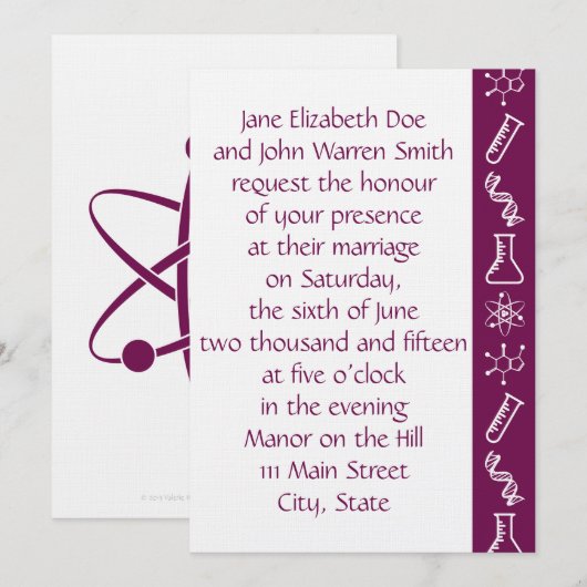 Aantrekkelijke krachten in de uitnodiging tot wedd (Voorkant / Achterkant)