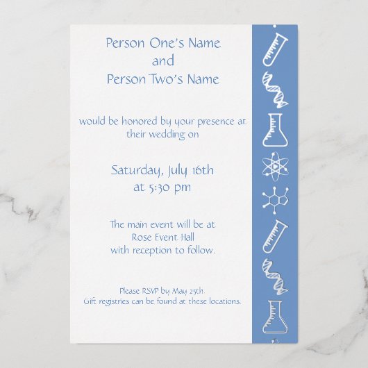 Aantrekkelijke krachten in de uitnodiging van de F (Voorkant)