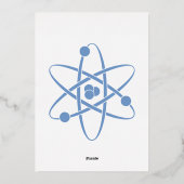 Aantrekkelijke krachten in de uitnodiging van de F (Achterkant)