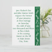 Aantrekkelijke krachten in de uitnodiging voor gro (Staand voorkant)