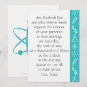 Aantrekkelijke krachten in de uitnodiging voor het (Voorkant / Achterkant)