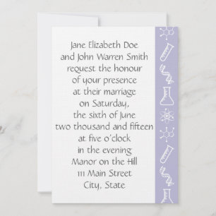 Aantrekkelijke krachten in lavendel bruiloft uitno kaart