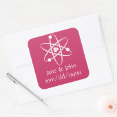 Aantrekkelijke krachten in Raspberry Sticker (Envelop)
