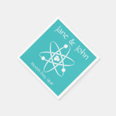 aantrekkelijke krachten in Turquoise Napkins Servetten (Hoek)