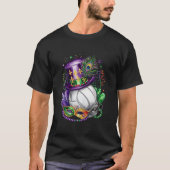Aantrekkelijke Mardi Gras Mix Volleybal Kostuum Fe T-shirt (Voorkant)