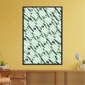Aantrekkelijke Mint Green Dynamic Canvas Afdruk (Insitu (Woonkamer))