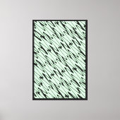 Aantrekkelijke Mint Green Dynamic Canvas Afdruk (Voorkant)