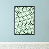 Aantrekkelijke Mint Green Dynamic Canvas Afdruk (Insitu (Houten vloer))