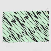 Aantrekkelijke Mint Green Dynamic Golfhanddoek (Horizontaal)