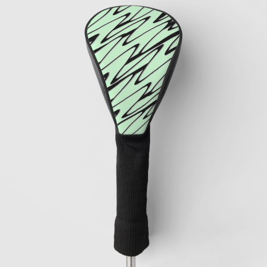 Aantrekkelijke Mint Green Dynamic Golfheadcover (Voorkant)