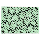 Aantrekkelijke Mint Green Dynamic Groot Cadeauzakje (Achterkant)