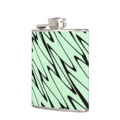 Aantrekkelijke Mint Green Dynamic Heupfles (Links)