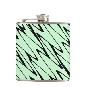 Aantrekkelijke Mint Green Dynamic Heupfles
