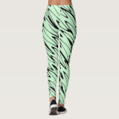 Aantrekkelijke Mint Green Dynamic Leggings (Achterkant)