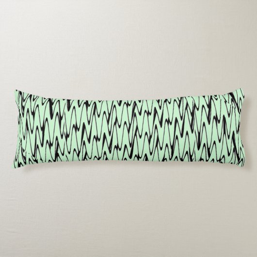 Aantrekkelijke Mint Green Dynamic Lichaamskussen (Voorkant)
