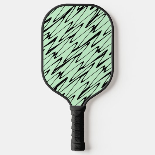 Aantrekkelijke Mint Green Dynamic Pickleball Paddle (Voorkant)