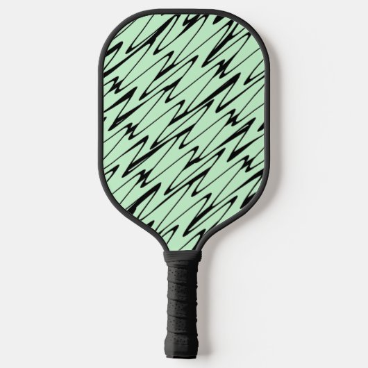Aantrekkelijke Mint Green Dynamic Pickleball Paddle (Achterkant)